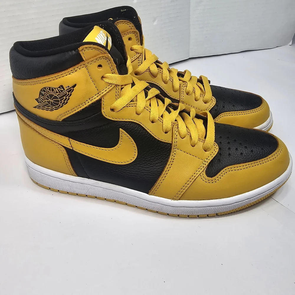 Nike Air Jordan Retro 1 High OG Pollen Size 8 Shoes Sneakers 555088 701 - Picture 2 of 11
